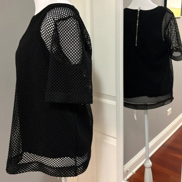 Banana Republic Perforated Mesh Top - Picture 2 of 10